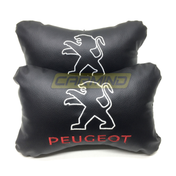 Peugeot Deri Boyun Yastığı 2 li
