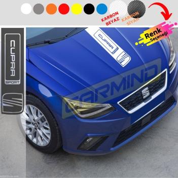 Seat Cupra Kaput Şerit Sticker