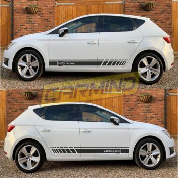 Seat Leon Yan Şerit Sticker 2013-2019
