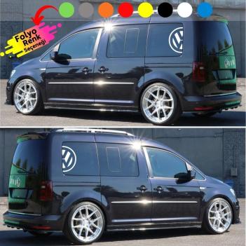 Volkswagen Yarım Logo Yan Cam Sticker (2 Adet)