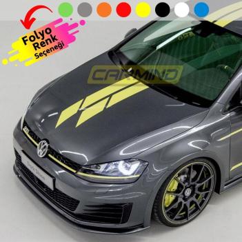 VW Golf GTI Dark Shine Ön Kaput Sticker