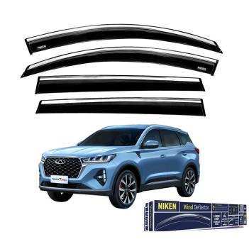 Chery Tiggo 7 - 7 Pro Krom Çıtalı Cam Rüzgarlığı 2020-