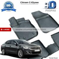 Citroen C-Elysee 3D Havuzlu Paspas