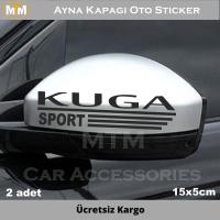 Ford Kuga Ayna Kapağı Oto Sticker (2 Adet)