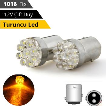 KGN 1016 Çift Duylu Turuncu Led Ampul