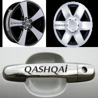 Nissan Qashqai Kapı Kolu Jant Sticker (10 Adet)