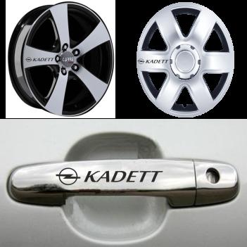 Opel Kapı Kolu Jant Sticker (10 Adet)