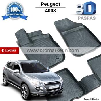 Peugeot 4008 3D Havuzlu Paspas