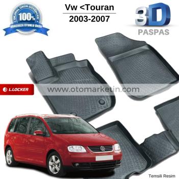 Volkswagen Touran 3D Havuzlu Paspas