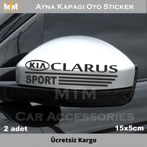 Kia Clarus Ayna Kapağı Oto Sticker (2 Adet)