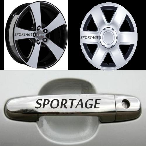 Kia Sportage Kapı Kolu Jant Sticker (10 Adet)